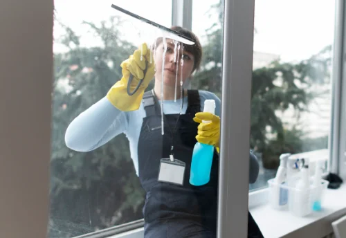 Nettoyage de vitres intérieures et extérieures à Saint-Laurent-Chabreuges